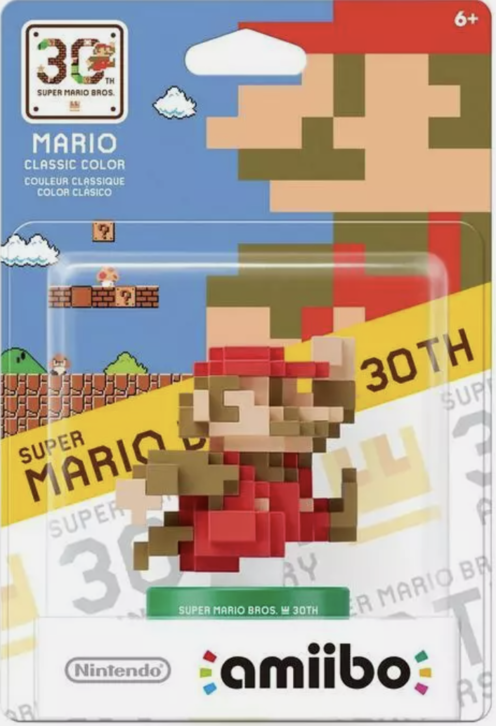 30th Anniversary Mario Amiibo - Classic Colors