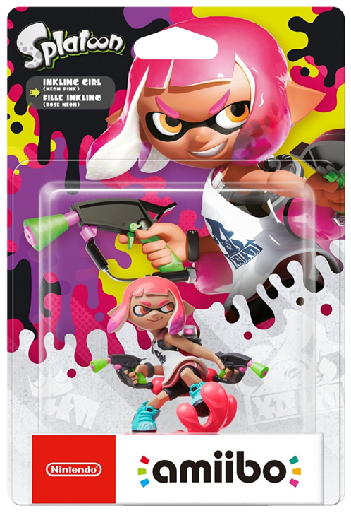 Inkling Girl (Neon Pink) Amiibo - Splatoon Collection