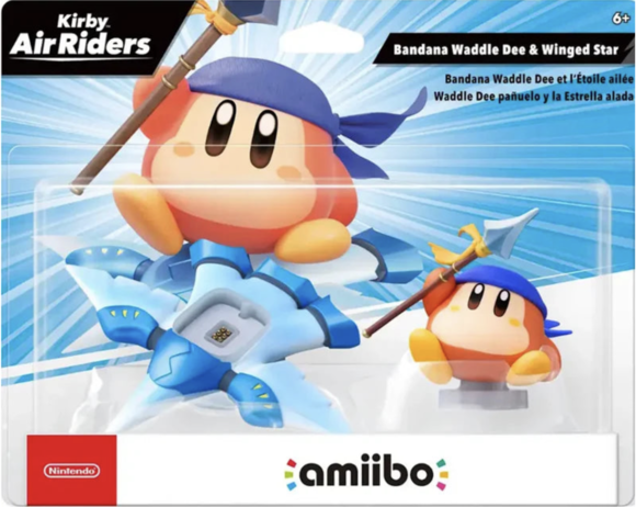 Bandana Waddle Dee & Winged Star Amiibo - Kirby Air Riders Collection