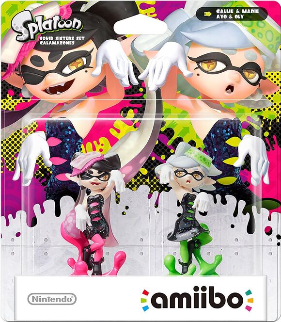 Callie and Marie (Squid Sisters) Amiibo 2 Pack - Splatoon Collection