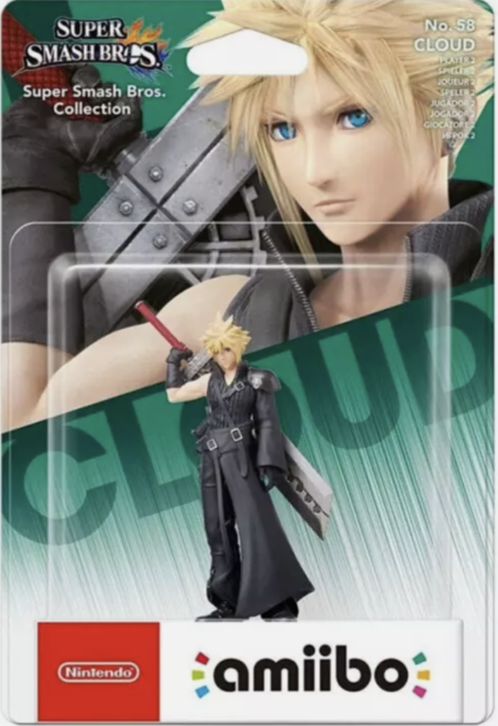 Cloud Player 2 Amiibo - Super Smash Bros. Collection