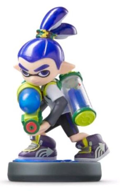 Inkling Boy (Blue) Amiibo - Splatoon Collection