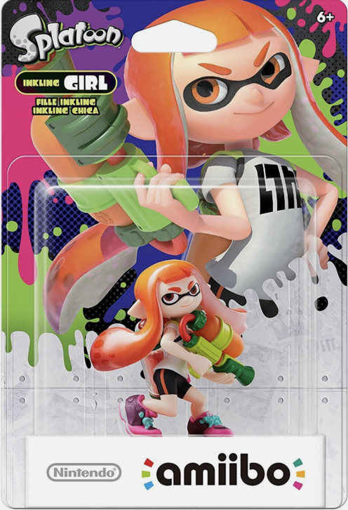Inkling Girl (Orange) Amiibo - Splatoon Collection