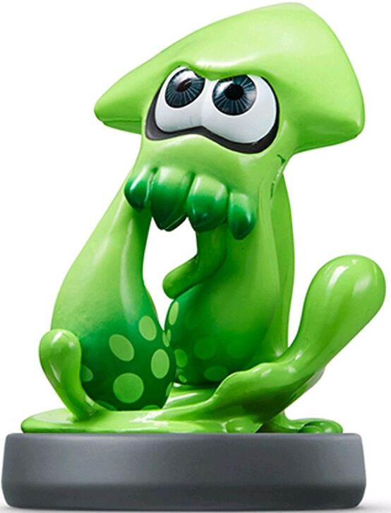 Inkling Squid (Green) Amiibo - Splatoon Collection