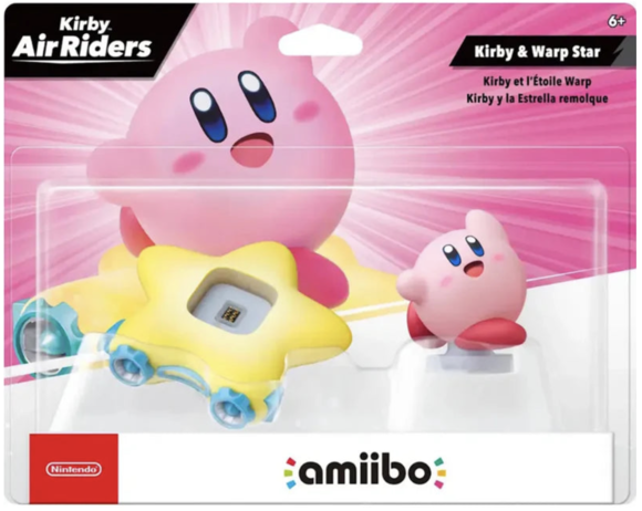 Kirby & Warp Star Amiibo - Kirby Air Riders Collection