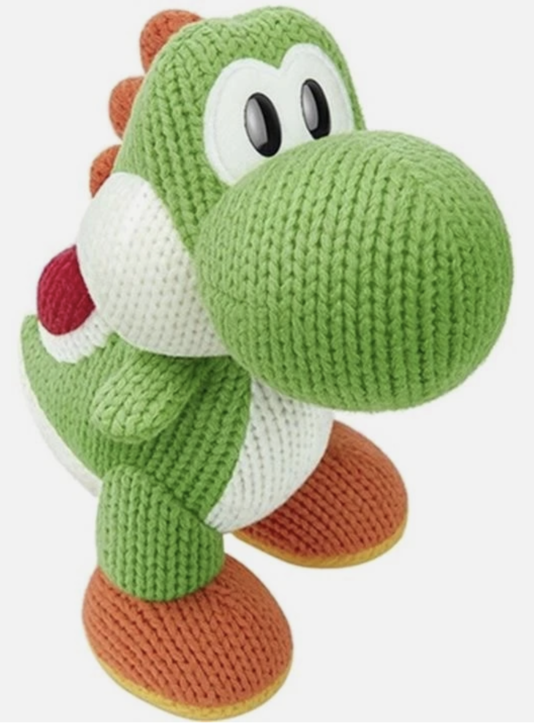 Mega Yarn Yoshi Amiibo - Yoshi's Woolly World Collection