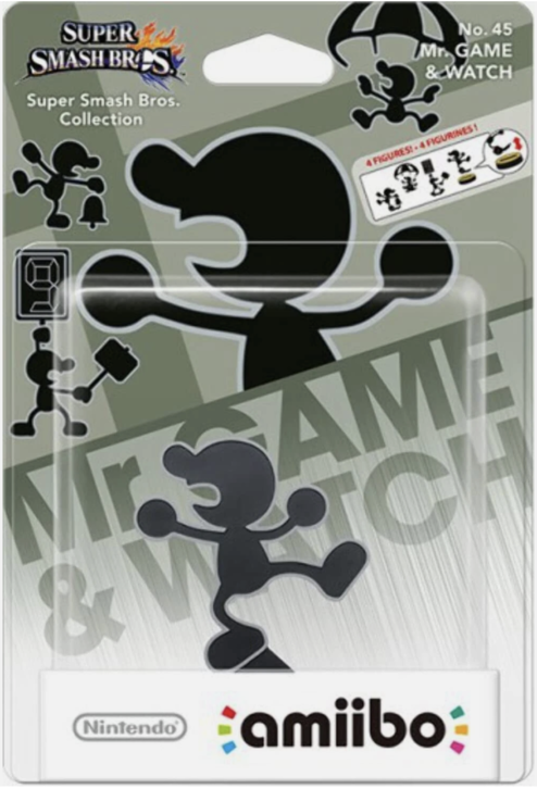 Mr. Game & Watch Amiibo - Super Smash Bros. Collection
