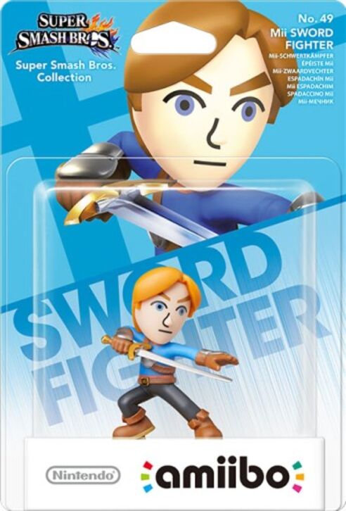 Mii Swordfighter Amiibo - Super Smash Bros. Collection