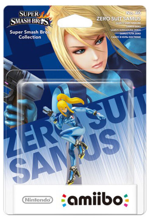 Zero Suit Samus Amiibo - Super Smash Bros. Collection