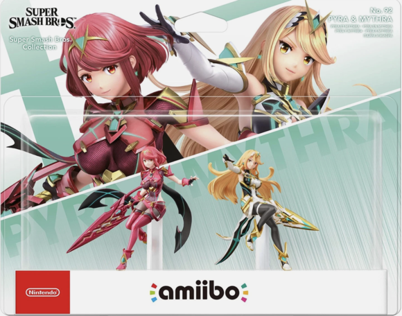 Pyra & Mythra Double Pack Amiibo - Super Smash Bros. Collection