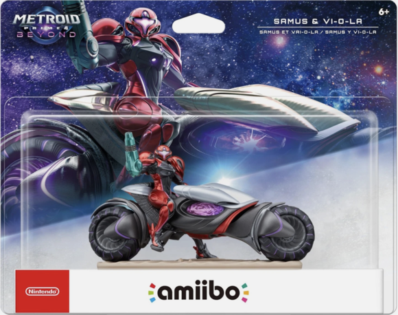 Samus & Vi-O-La Amiibo - Metroid Prime 4: Beyond Collection