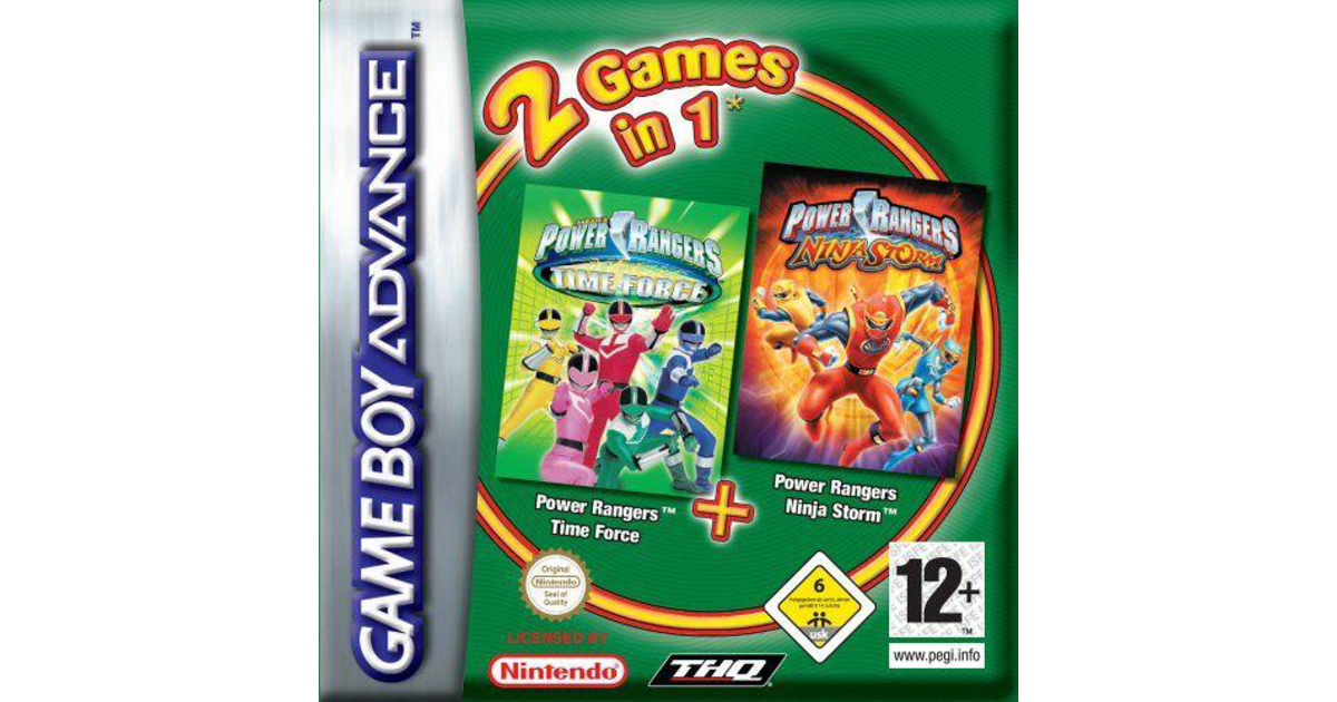 2 Games in 1: Power Rangers: Ninja Storm & Power Rangers: Time Force ...