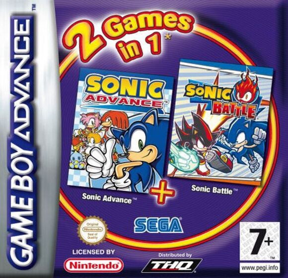 2 Games in 1: Sonic Advance & Sonic Battle