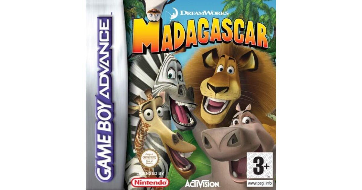 Jeu Madagascar Sur Nintendo Game Boy Advance SP (GBA) - 2005 - Complet