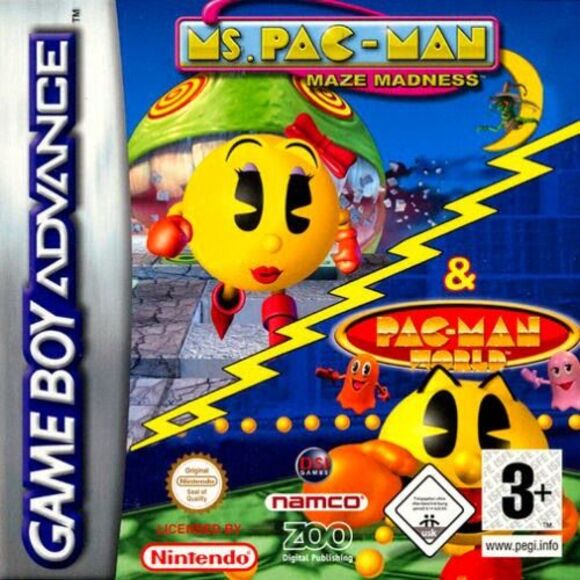 Ms. Pac-Man: Maze Madness + Pac-Man World