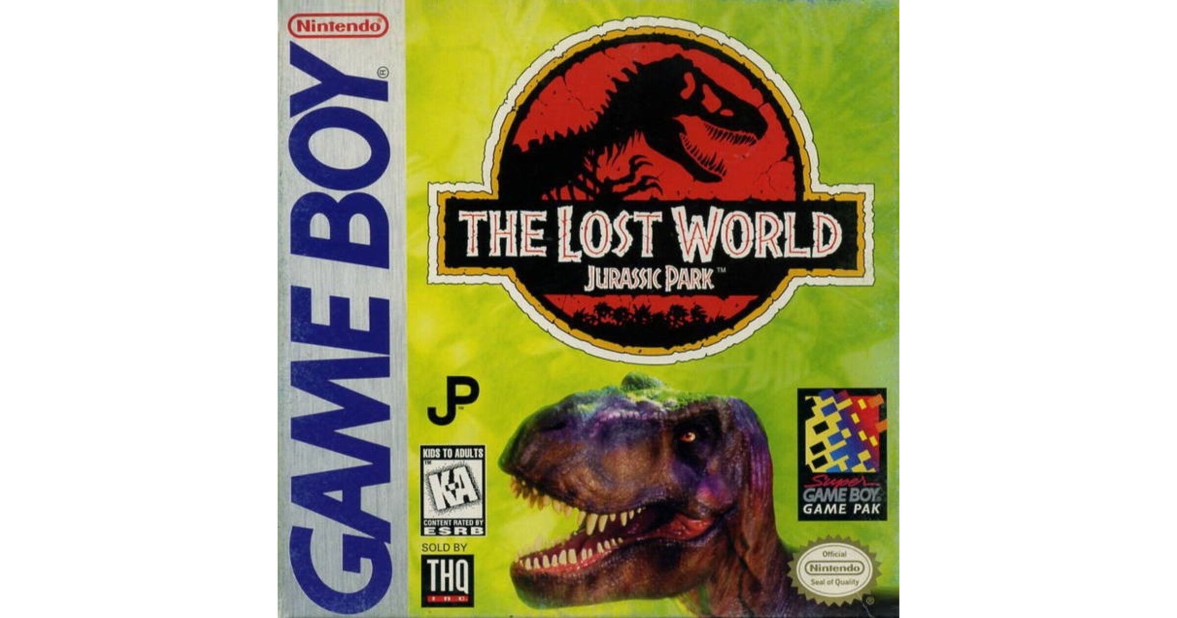 Lost World Jurassic Park newest for Nintendo Gameboy