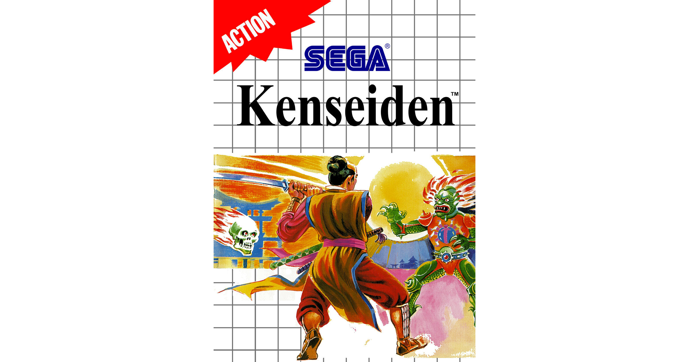 Jeu Vidéo Kenseiden Pour Sega Master System - Version Japonaise - Bon état