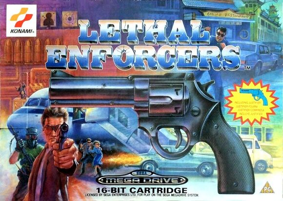 Lethal Enforcers [Includes Boxed Light Gun]
