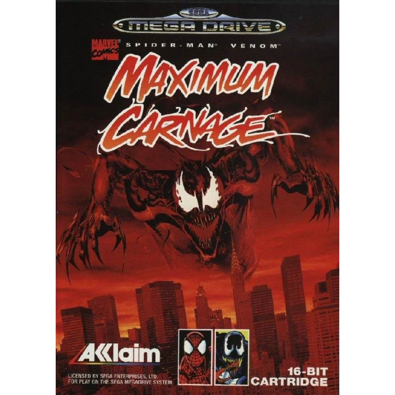 Spider-Man and Venom: Maximum Carnage (Mega Drive)