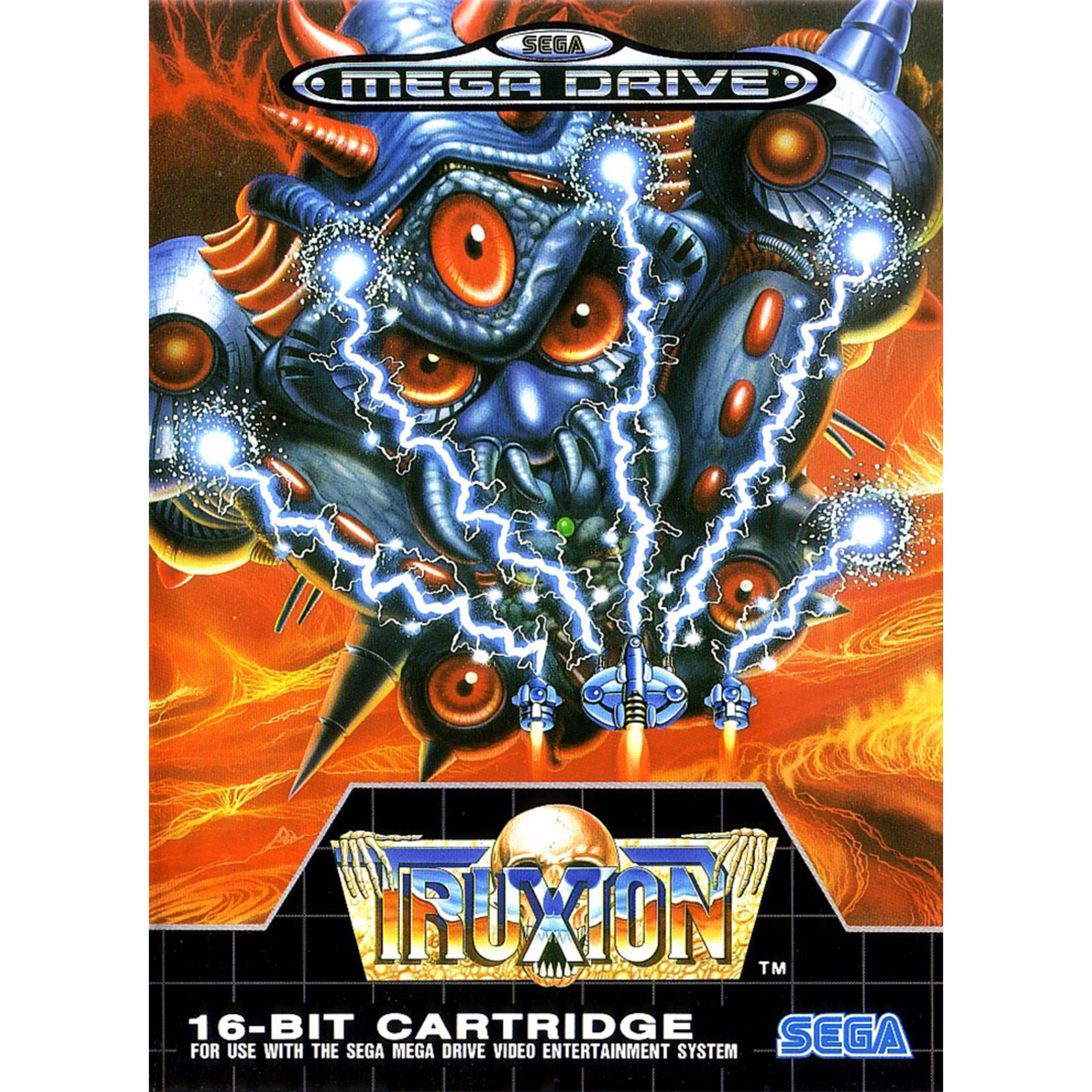 Jeu SEGA Megadrive Truxton, PAL, édition 1993, Avec Manuel, Neuf Sous Cellophane