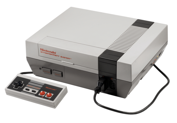 Nintendo Entertainment System (NES) Console & Official Controller