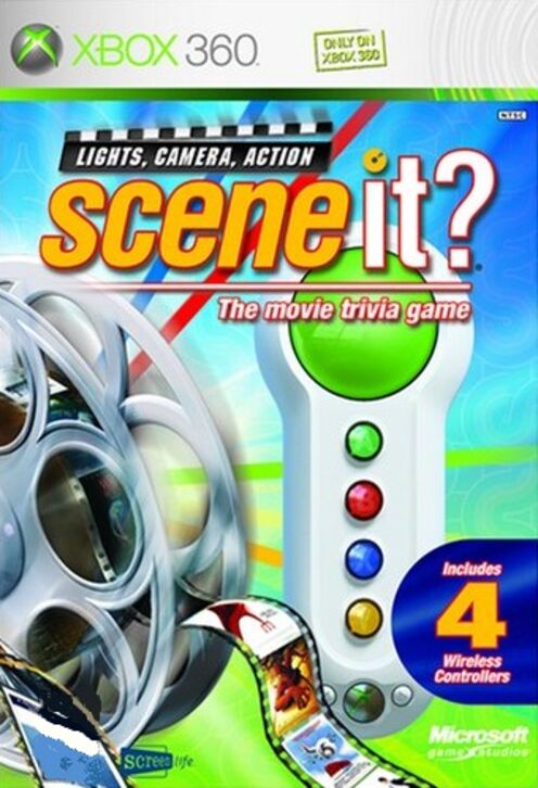 Scene It?: Lights, Camera, Action [Includes Boxed 4 Big Button Pads and Infrared Receiver]