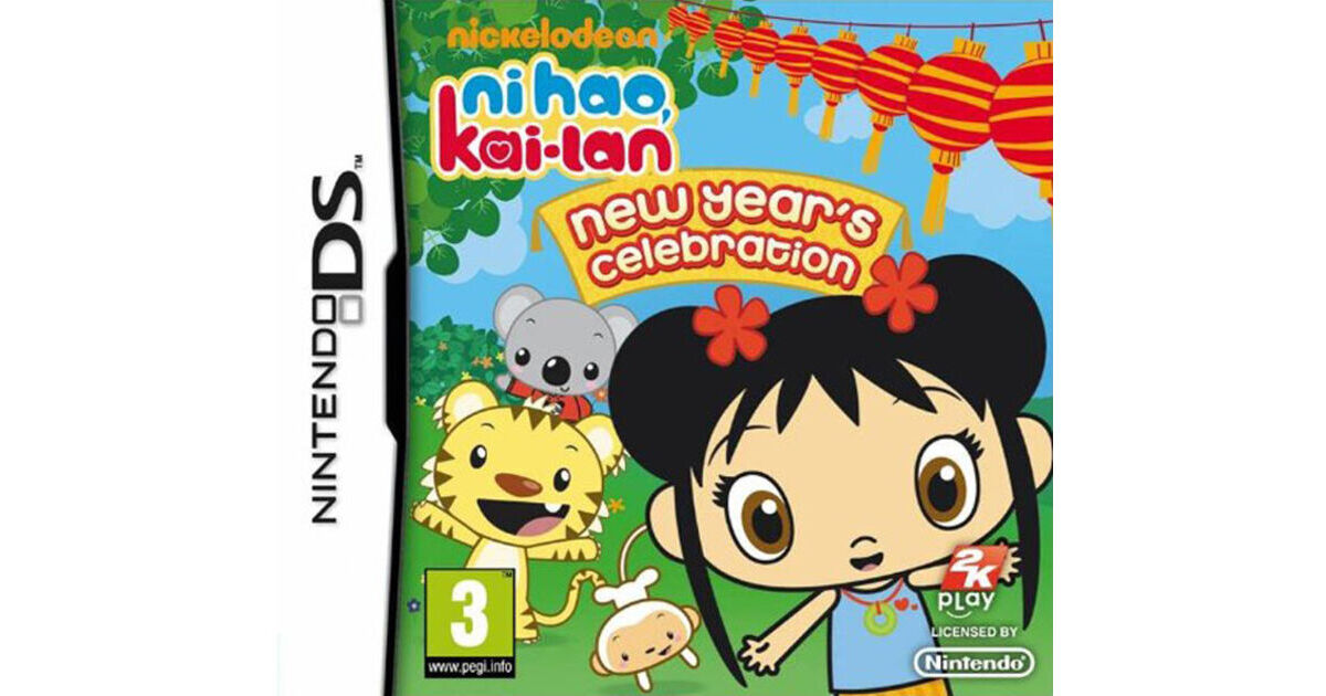 Ni Hao Kai-Lan Célébration du Nouvel An Nintendo DS Jeu vidéo complet avec jeu, étui et manuel - Canada