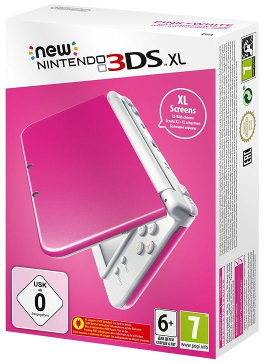 New Nintendo 3DS XL Console [Pink/White]