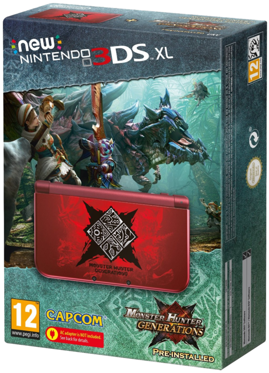 New Nintendo 3DS XL Console [Monster Hunter Generations Edition]