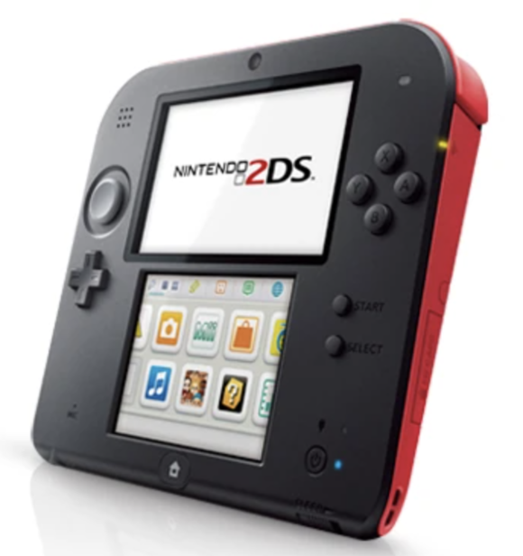 Nintendo 2DS Console [Black/Red]