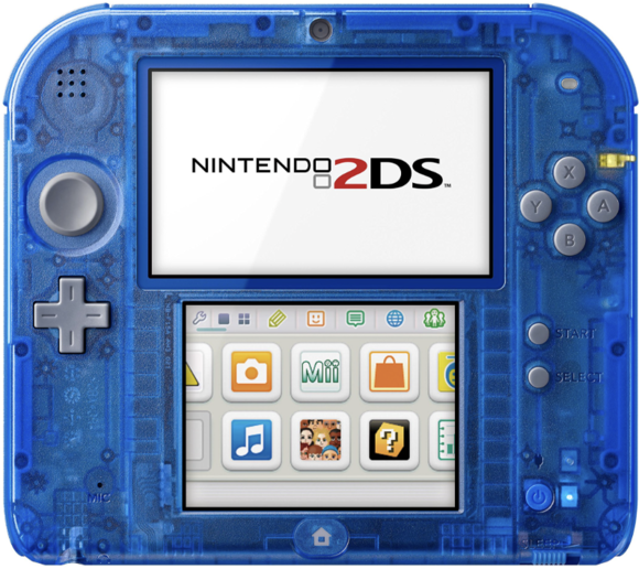 Nintendo 2DS Console [Crystal Blue]