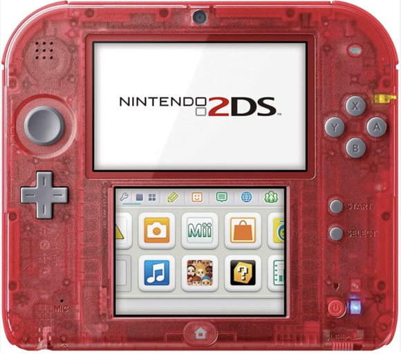 Nintendo 2DS Console [Crystal Red]