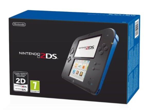 Nintendo 2DS Console [Black/Blue]