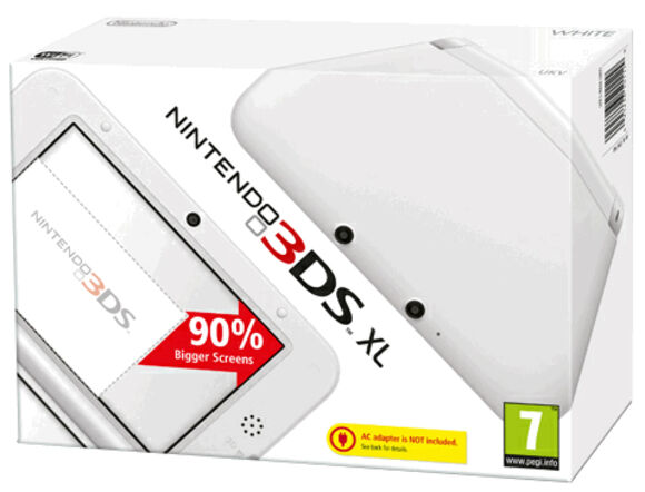 Nintendo 3DS XL Console [White]