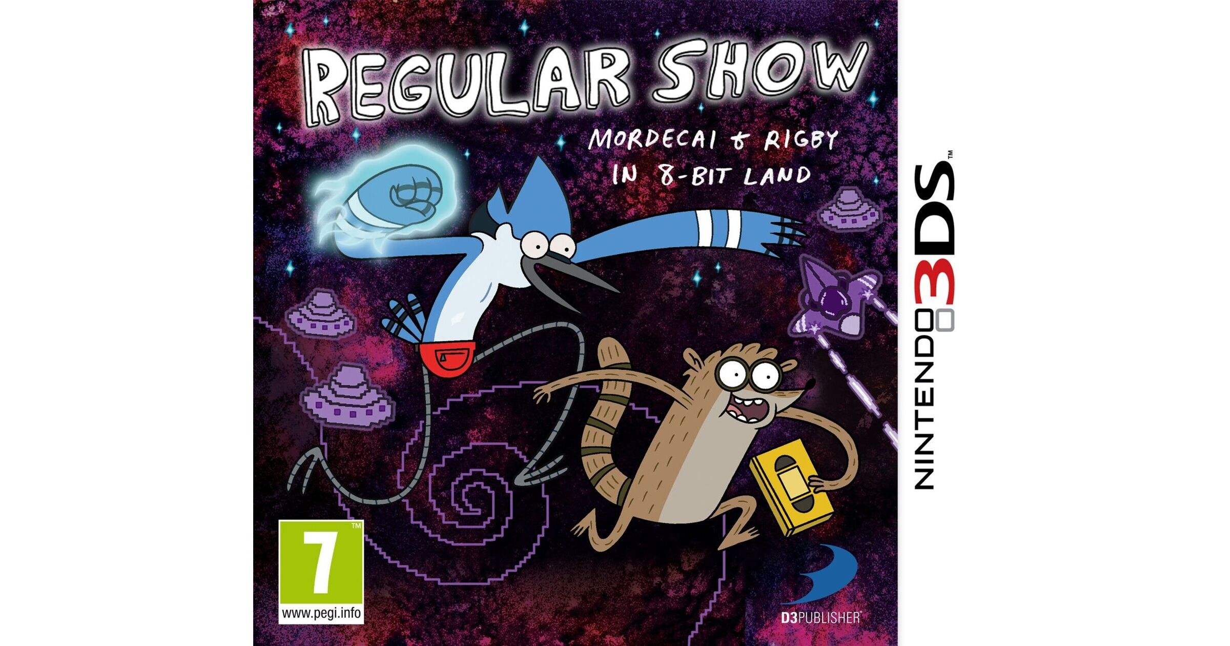 Regular Show Mordecai & Rigby In 8Bit Land (3DS)