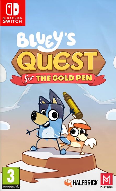 Bluey's Quest for the Gold Pen
