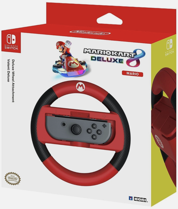 Hori Mario Kart 8 Deluxe Racing Wheel - Mario