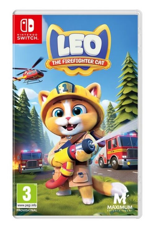 Leo the Firefighter Cat
