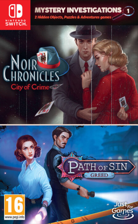 Mystery Investigations 1: Noir Chronicles: City of Crime + Path of Sin: Greed