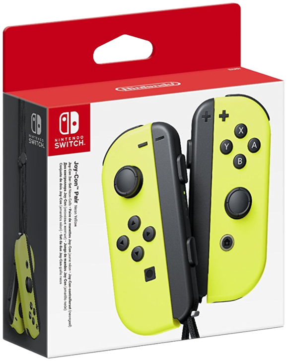 Official Joy Con Pair - Neon Yellow