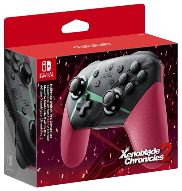 Official Switch Pro Controller - Xenoblade Chronicles 2 Special Edition