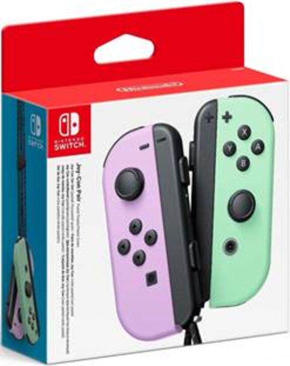 Official Joy Con Pair - Pastel Purple & Pastel Green