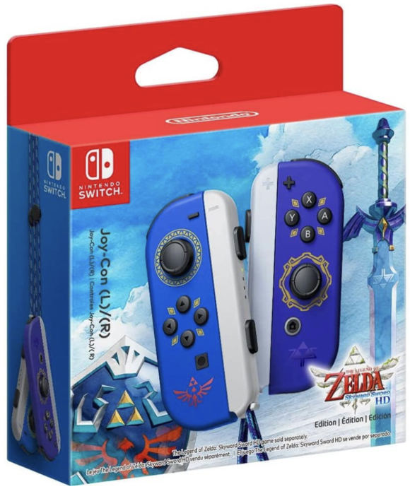 Official Joy Con Pair - The Legend of Zelda: Skyward Sword  Edition