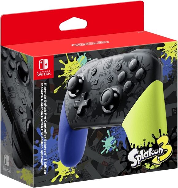 Official Switch Pro Controller - Splatoon 3 Edition