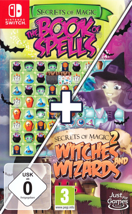 Secrets Of Magic 1 & 2: The Book Of Spells & Witches & Wizards