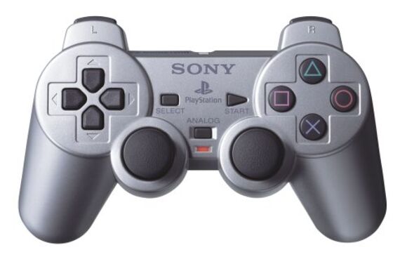 Official PS2 DualShock 2 Controller - Silver