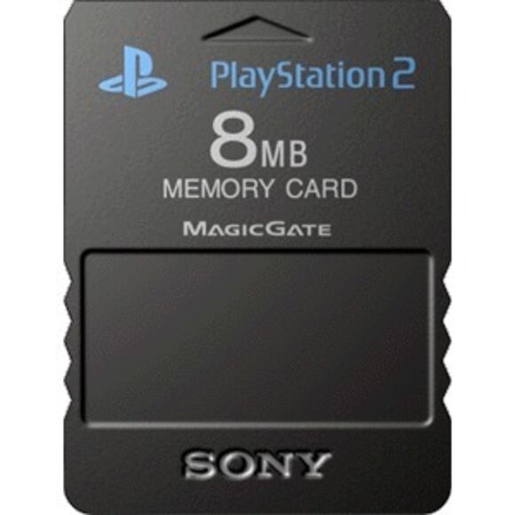 Official PS2 Memory Card - Black