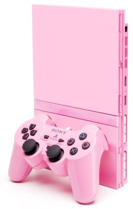 Sony PlayStation 2 Slim Console & Official Controller [Pink]