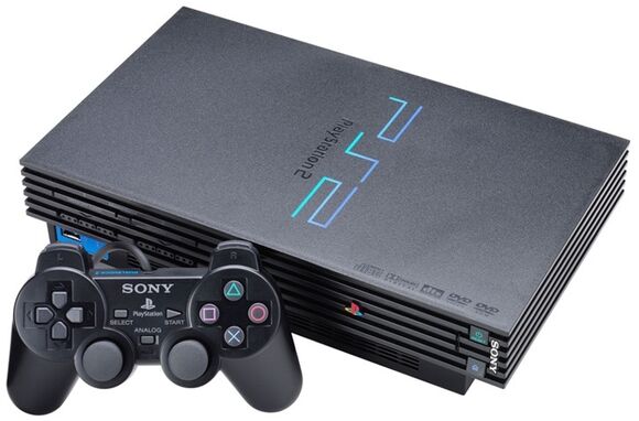 Sony PlayStation 2 Console & Official Controller [Black]