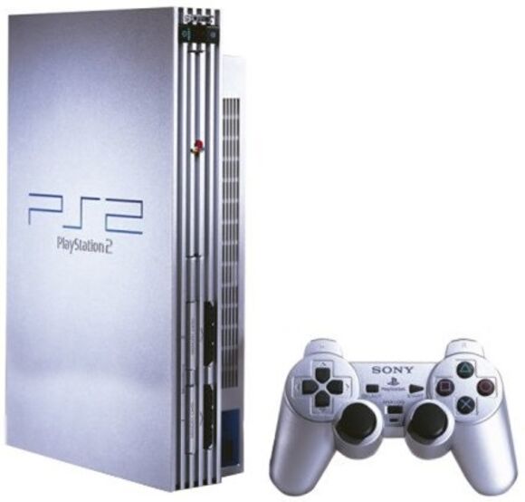 Sony PlayStation 2 Console & Official Controller [Silver]